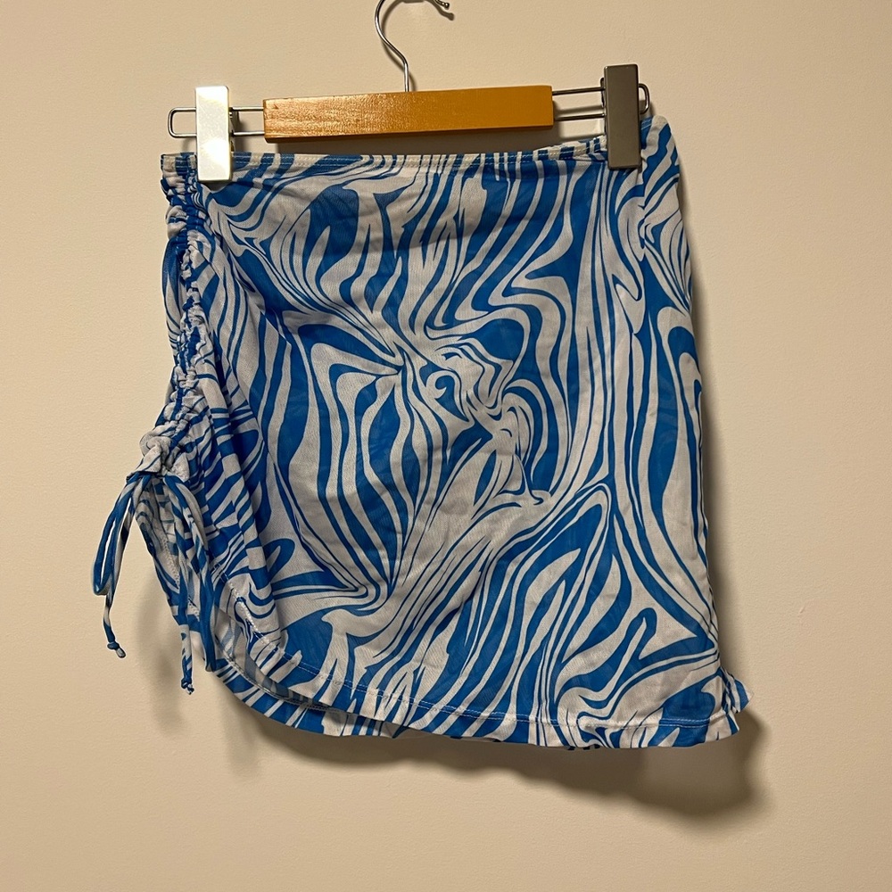 Mesh Cover Up for summer. Length is adjustable on one side